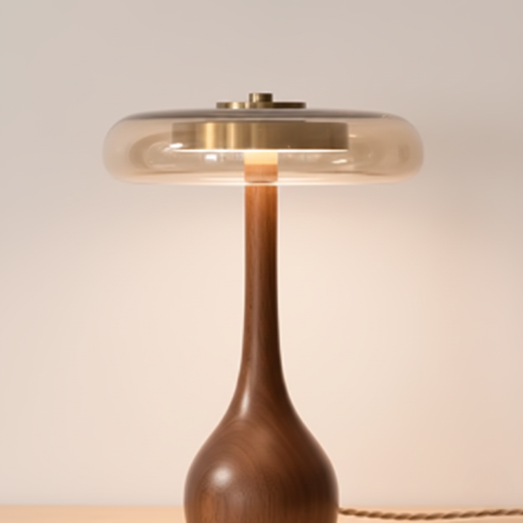 Vintage French Bedside Table Lamp