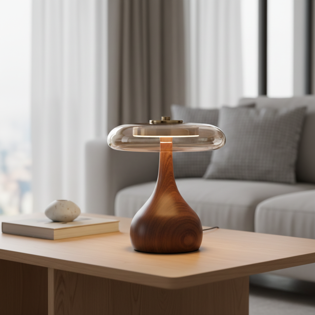 Vintage French Bedside Table Lamp