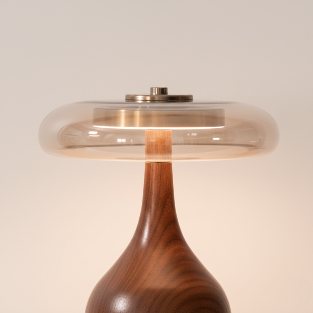 Vintage French Bedside Table Lamp