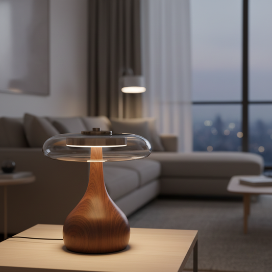 Vintage French Bedside Table Lamp