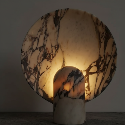 Viola Irregular Marble Table Lamp