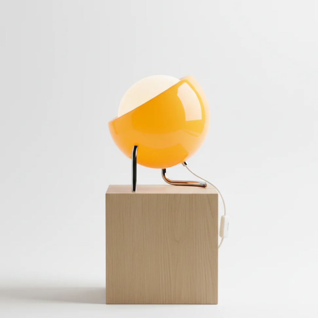 Weimar Bauhaus Glass Globe Table Lamp