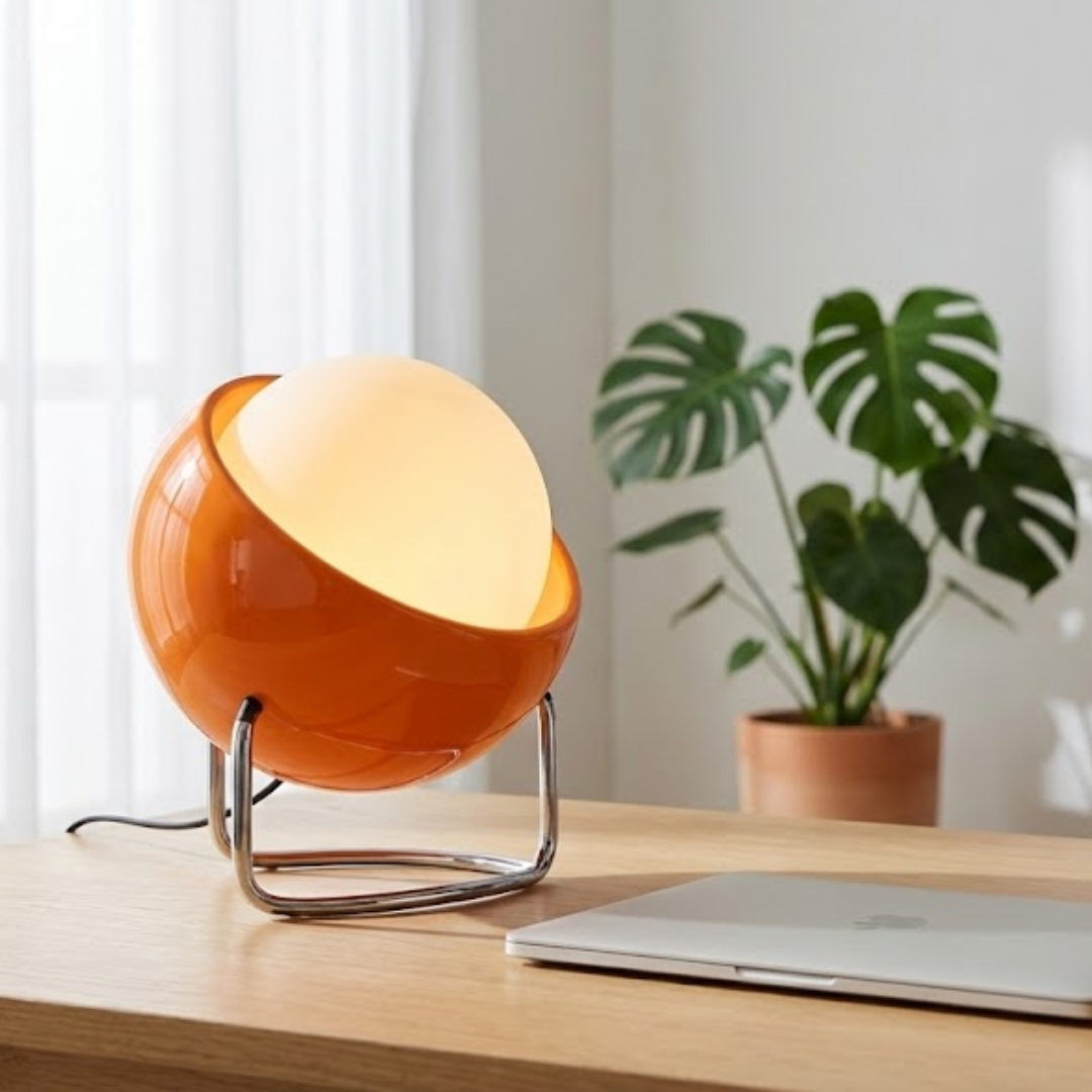 Weimar Bauhaus Glass Globe Table Lamp