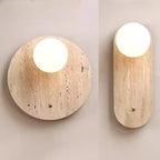 Aurelia Natural Stone LED Wall Sconce